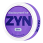 ZYN Blackcurrant Ice slim nicotine pouches with icy berry flavor, featuring blackcurrant and cooling menthol in a discreet pouch